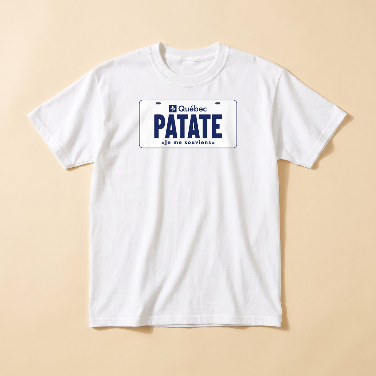 Plaque personnalisée PATATE
